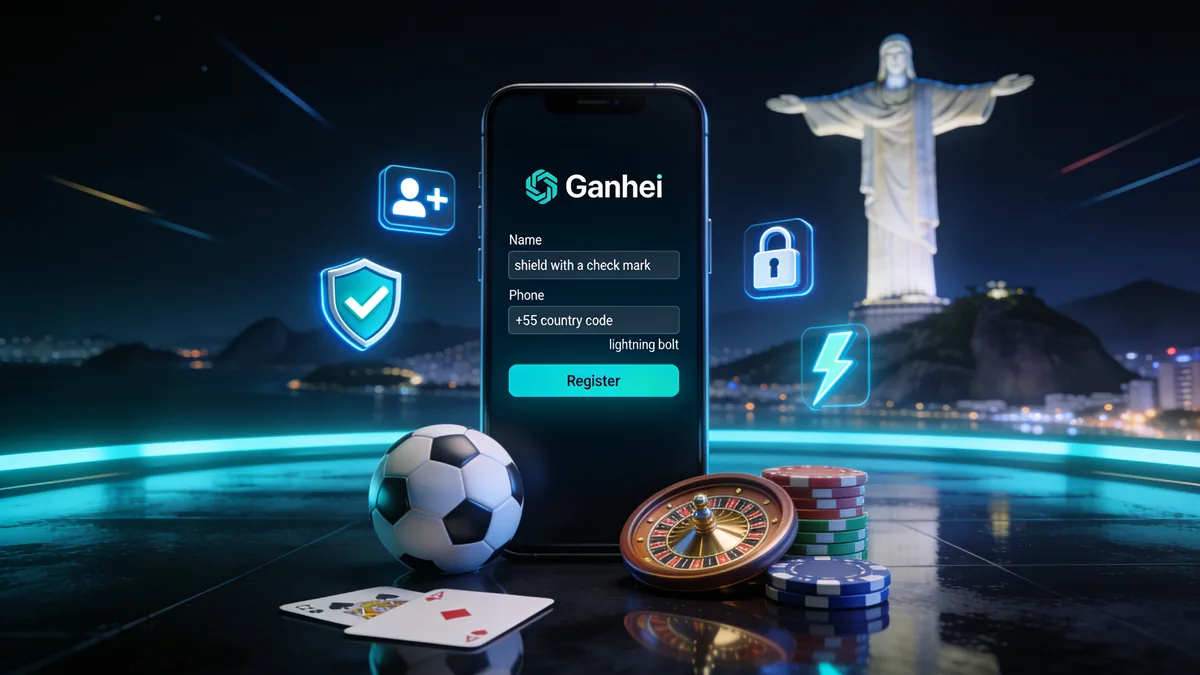 ganhei bet no Brasil — Passo a passo para se cadastrar na ganhei bet